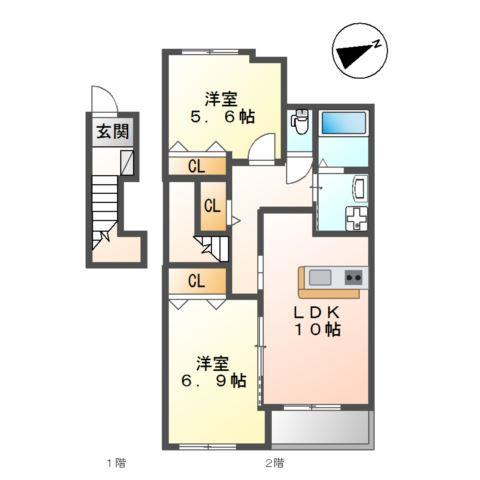 Ｅｓｐｅｒａｎｚａ 間取り図画像