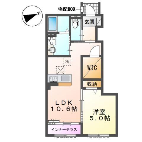 加古川市尾上町池田　アパート新築 間取り図画像