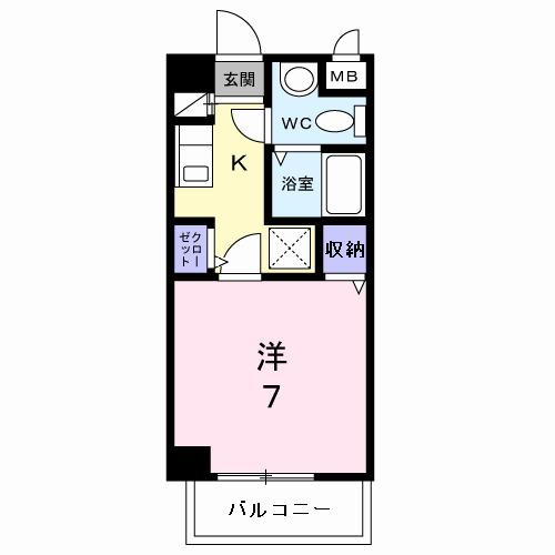 フローレンス西（105） 間取り図画像