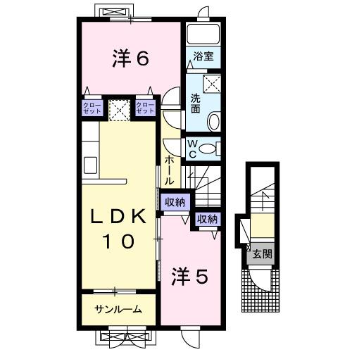 グレース　レミカ（202） 間取り図画像