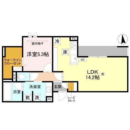 Grand Rocher武庫之荘（103） 間取り図画像