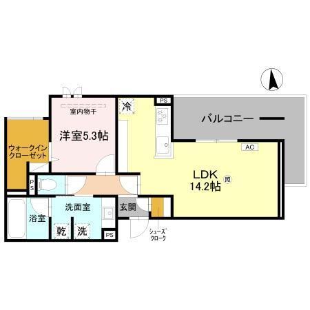 Grand Rocher武庫之荘（303） 間取り図画像