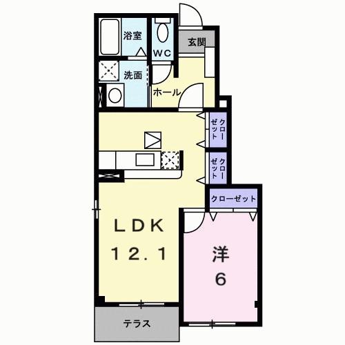 ファミールメゾン（105） 間取り図画像