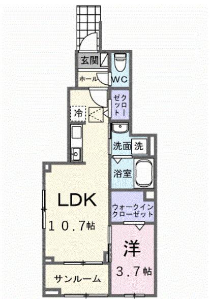 グラン　イリーデ（103） 間取り図画像