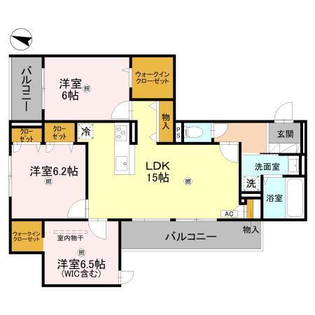 CORTE　BREEZA御影（201） 間取り図画像