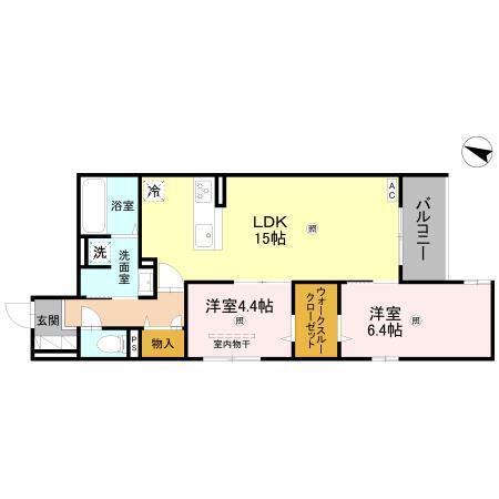 CORTE　BREEZA御影（205） 間取り図画像