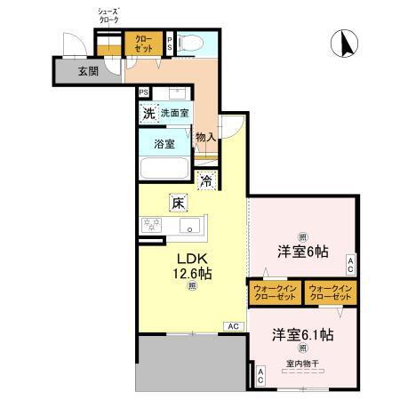 NIGAWA RESIDENCEⅡ（105） 間取り図画像