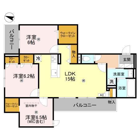 CORTE　BREEZA御影（301） 間取り図画像
