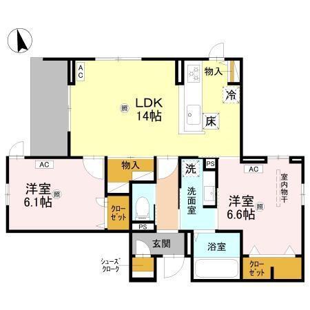 NIGAWA RESIDENCEⅡ（107） 間取り図画像