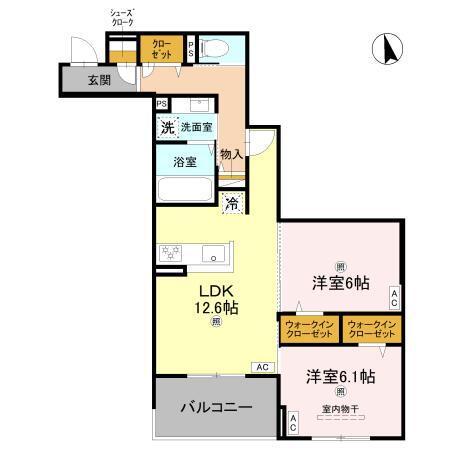 NIGAWA RESIDENCEⅡ（205） 間取り図画像