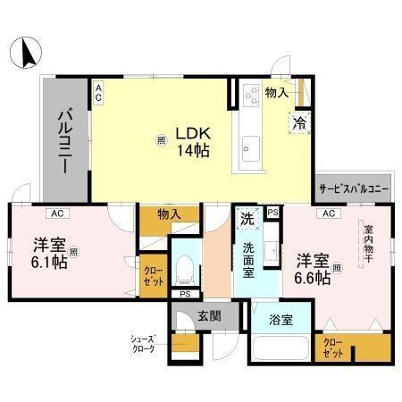NIGAWA RESIDENCEⅡ（207） 間取り図画像