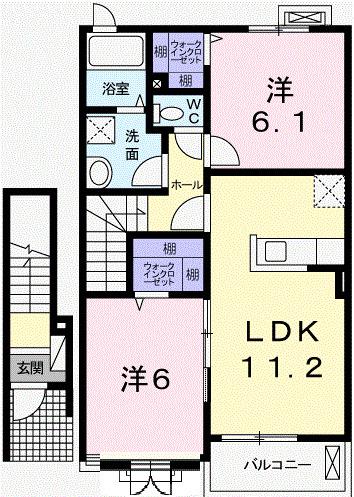 グラン　フィオーレＡ（204） 間取り図画像