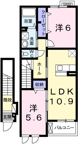 ラフィーネ和なごみ（203） 間取り図画像