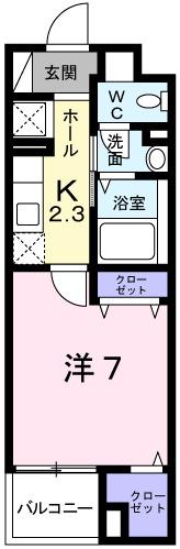Ａｍｅｎｉｔｙ　Ｗｅｓｔ（303） 間取り図画像