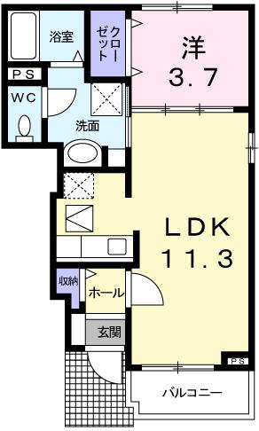 エスペランサ白国Ⅰ（103） 間取り図画像