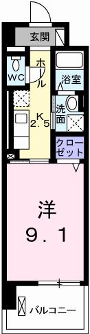 ポーシェガーデン３（902） 間取り図画像