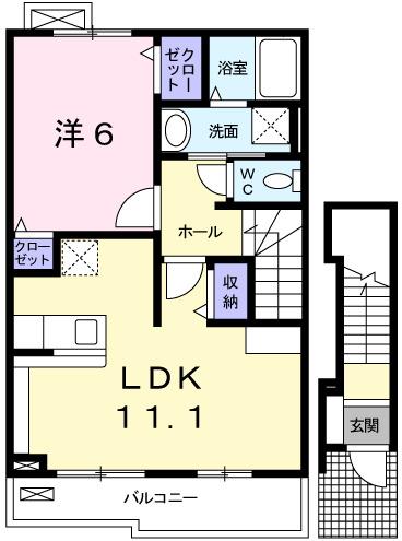 プロス　ＥＫＩＭＡＥ（201） 間取り図画像