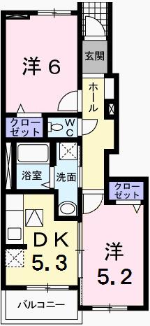 ウェントゥスⅠ（102） 間取り図画像