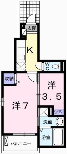 ラ・フォーレ（103） 間取り図画像