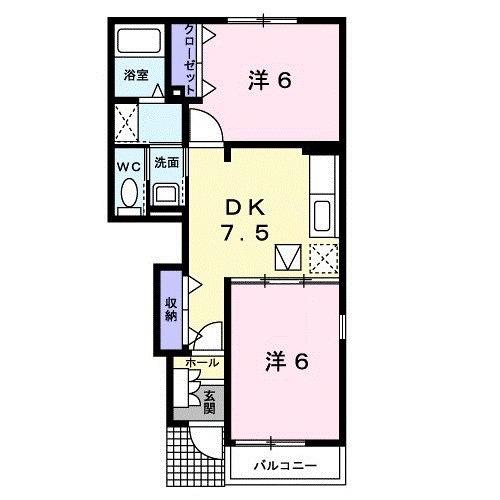 リバーサイドパレス松陽Ⅱ（103） 間取り図画像