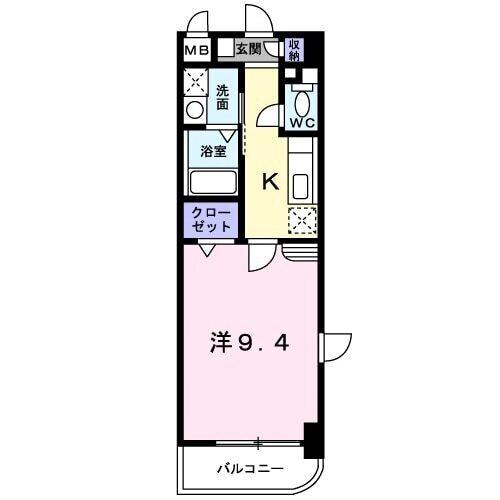 ハッピー・デン（401） 間取り図画像
