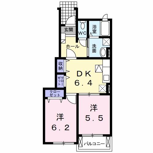 サザンヒルズ（101） 間取り図画像