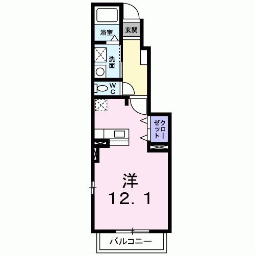 レジデンス佐々木Ⅴ（102） 間取り図画像