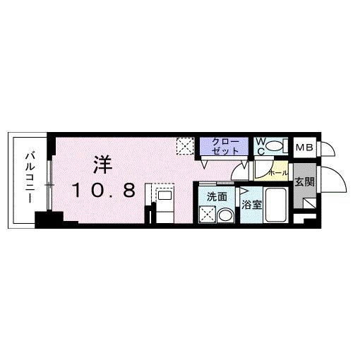 プラチナコート（907） 間取り図画像