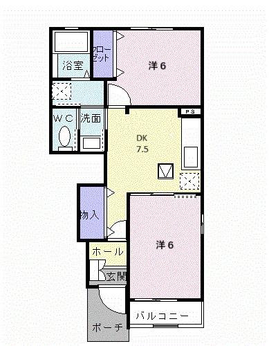 ミルト　田中元（102） 間取り図画像
