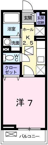 ラピスラズリ（102） 間取り図画像