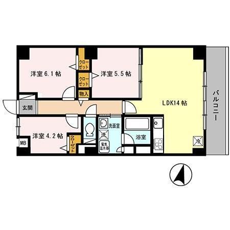 ラフィーネ御影（203） 間取り図画像