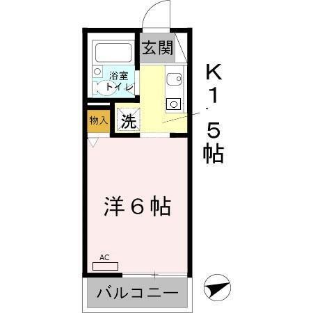 メゾン ド アヴニール名谷（205） 間取り図画像