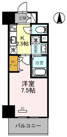 レリーフ南塚口（306） 間取り図画像