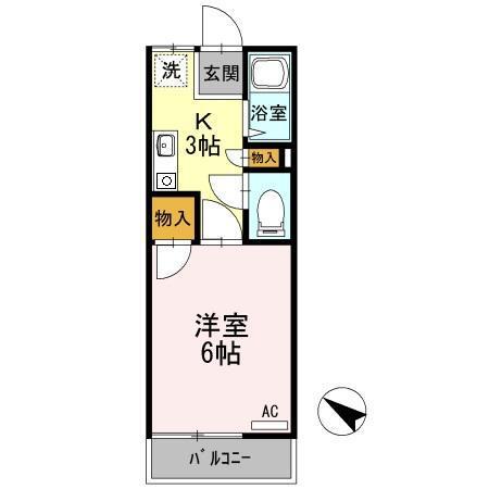 ホーミー前田（201） 間取り図画像