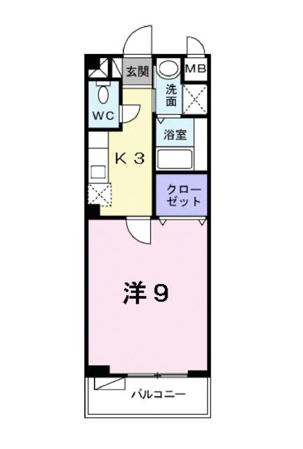 ネオグレース（302） 間取り図画像