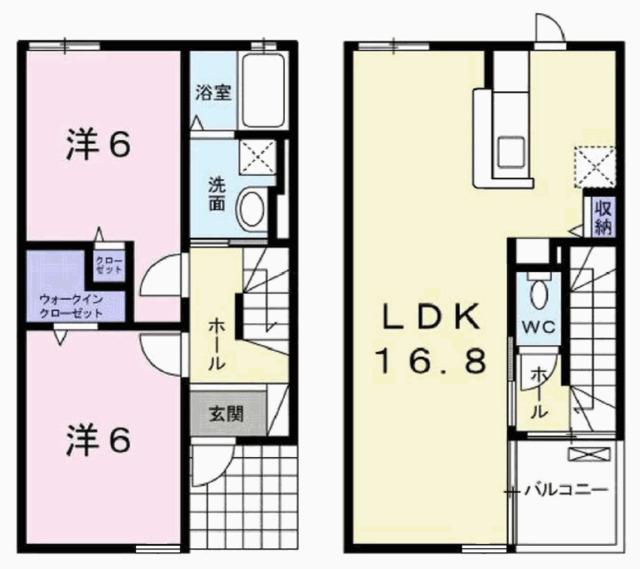 サンフローラ（104） 間取り図画像