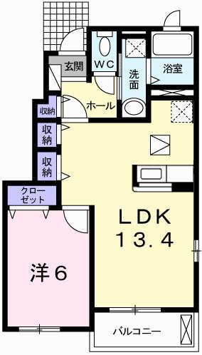 ラ・セレサＡ（101） 間取り図画像
