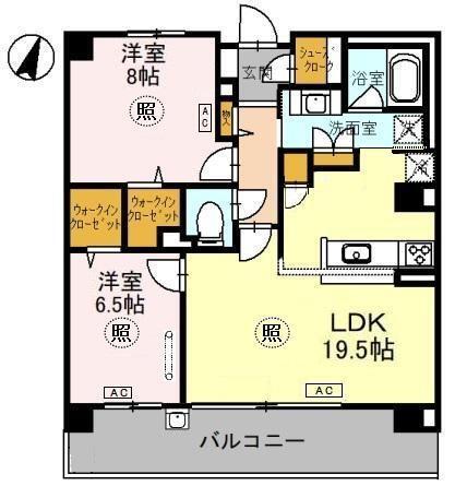 シー・クリサンス西岡本（207） 間取り図画像