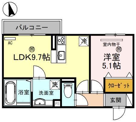 メゾン・ド・ジュエル（302） 間取り図画像