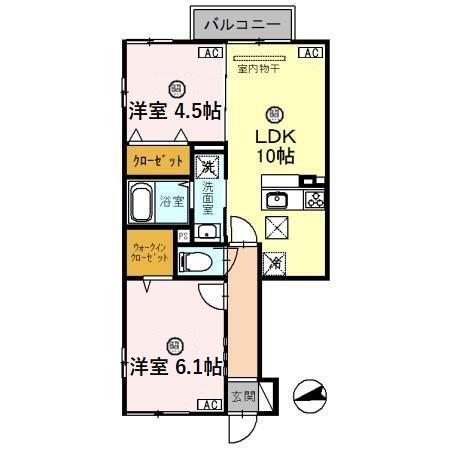 プラージュ（101） 間取り図画像