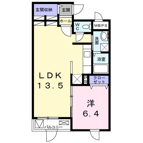ブロッサムズ・スクエア（104） 間取り図画像