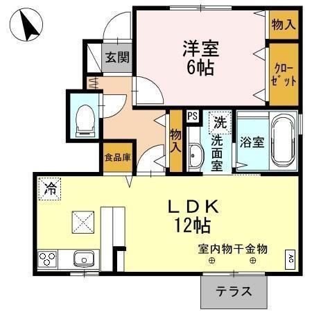 ユウハイツＧ（101） 間取り図画像