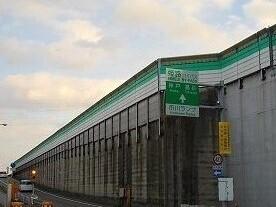 姫路バイパス市川インター：800m
