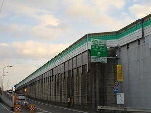 姫路バイパス市川インター：1400m