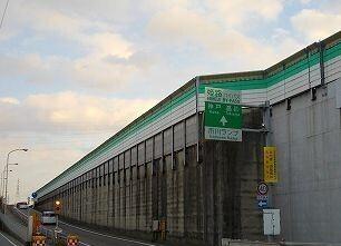 姫路バイパス市川インター：1050m