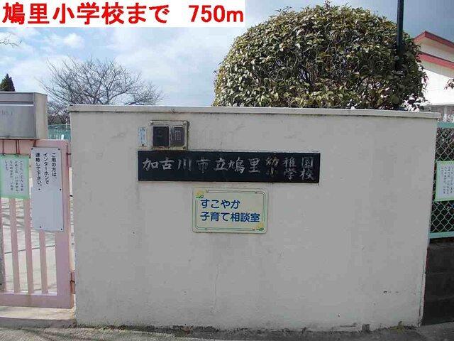 鳩里小学校：750m