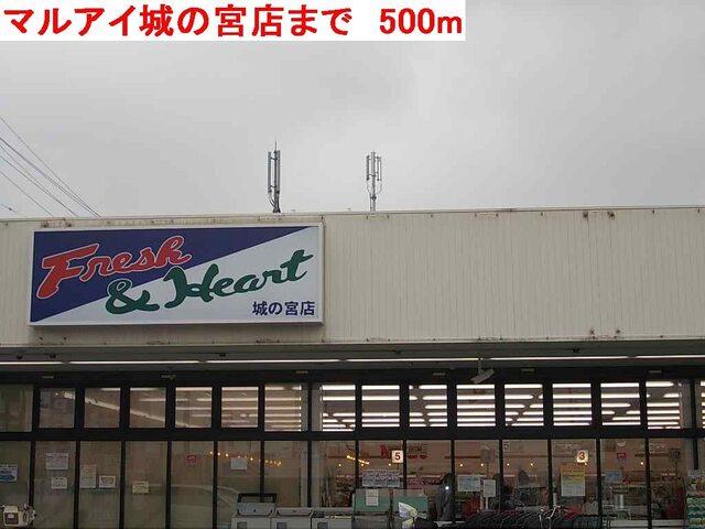 マルアイ城の宮：500m