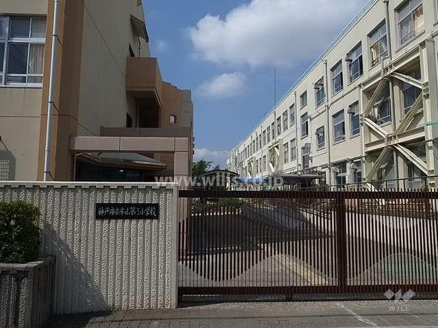 神戸市立本山第三小学校：533m
