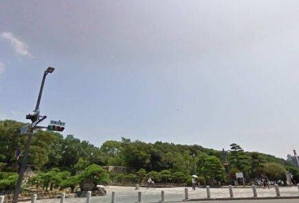 明石公園：550m