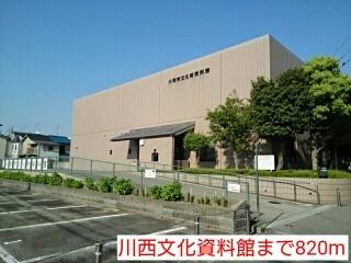 川西文化資料館：820m